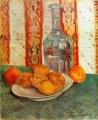 Still Life with Decanter and Lemons on a Plate Vincent van Gogh
